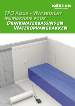 Brochure KOESTER TPO Aqua Waterdicht membraan drinkwaterbassins wateropvangbakken
